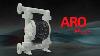 Ingersoll Rand Aro Pd02p-aps-ptt, Non Metallic Air Operated Diaphragm Pump